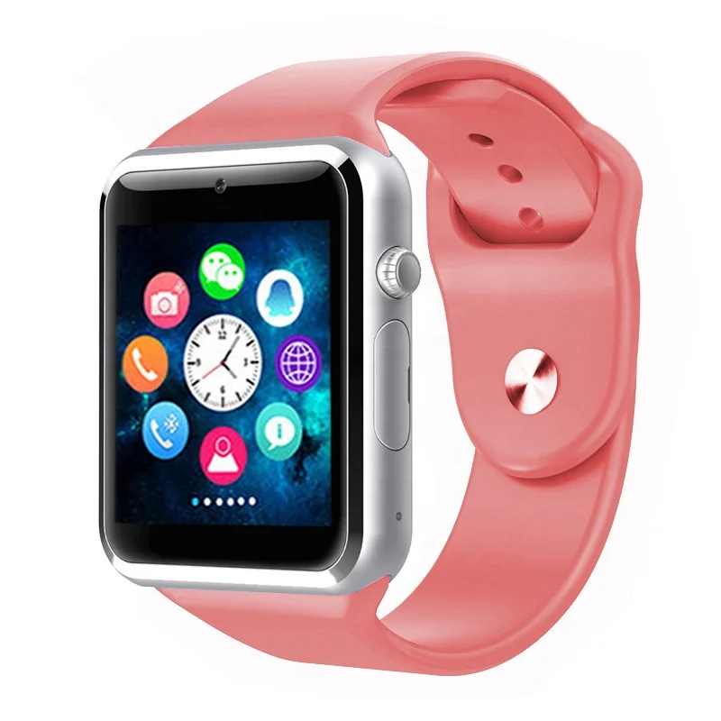 

Wholesale A1 Android smart watch 2021 with SIM Card Camera Dial Call Sleep Monitor