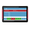 conference room digital signage 10 inch wall mount poe android tablet LED light bar Android touch screen tablet