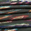 100% polyester chiffon Melange polyester color yarn dying mixed fabric