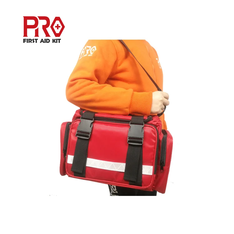 
Medical Supplies Red Emergency First Aid Bags botiquines de primeros auxilios Medical Trauma Kit 