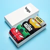 Custom design funny super hero crew socks pattern