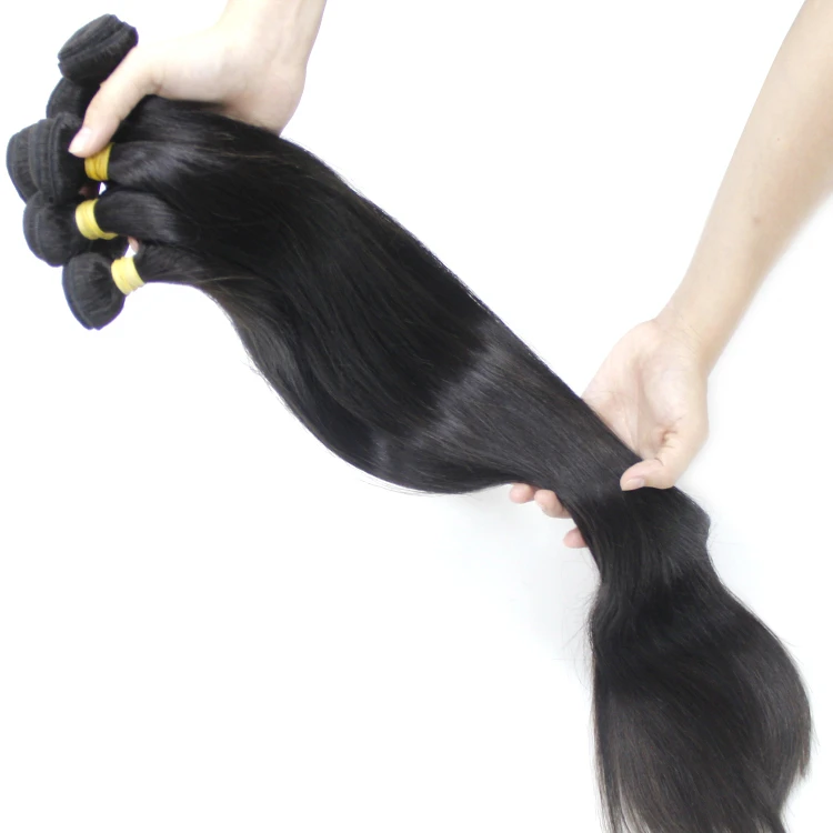 

GS cuticle aligend hair extension,cuticle aligned virgin hair straight bundles with closure