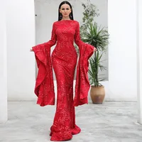 

2019 Wholesale High Quality Elegant Evening Dress Formal For Muslim Women Prom Dress