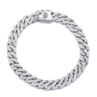 

2019 New Design 925 Silver Chain Link Curb Bracelet For Men