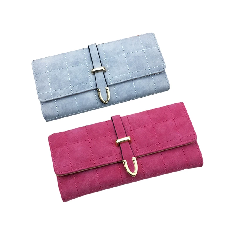 

Customized New Style Fashion Portable PU Leather Wallet Promotional Large Capacity Ladies Wallet, Customized color