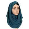 Hot Selling Islamic Lady Scarf Hot Stamp Pearl Chiffon Hijab Head Wraps For Women