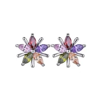 

Fashion Multicolor Earring Stud 12 * 12 MM Gps Tracker Earrings For Kids