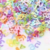 Wholesale Arabic Numbers Sequins English Alphabet Letters Paillettes Coloful PVC Sequin For Children DIY Toys Accessories 500g