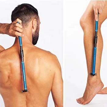 

Back Hair Removal Shaver Body Groomer With Double Edge Razor Bladed, Customized available