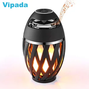 LED Flame Atmosphere Bluetooth Speaker Lamp