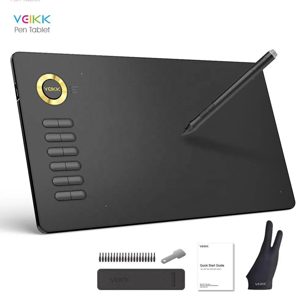 

VEIKK A15 new model digitizer tablet with stylus digital draw pad
