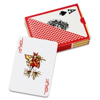 

2018 New products custom paper printed pvc poker card plastic playing card