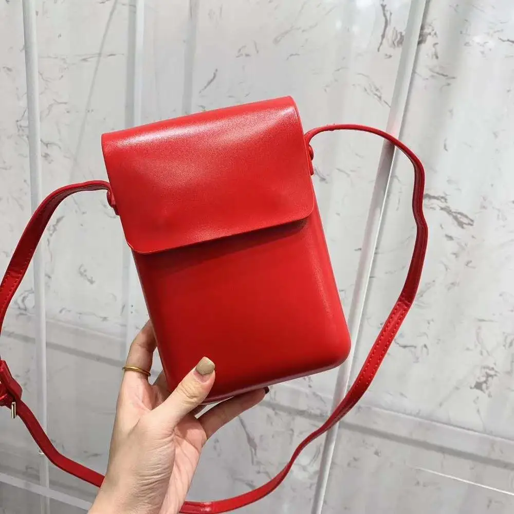 

New Fashion Vertical Mini Phone Case Crossbody Ladies Bag with PU Leather