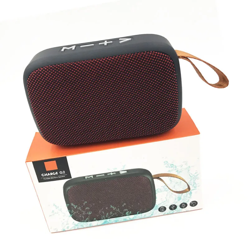 

Top Deals G2 Portable bt Speaker with HD Audio, Stereo Wireless Speakers with FM Radio, Better Bass, Support Micro-SD