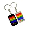 Keyring - Gay pride - Rainbow color custom