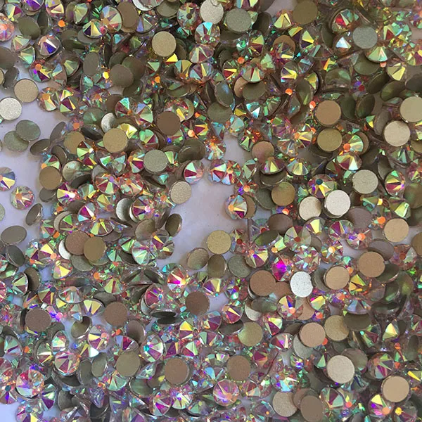 Glass Beads AB Crystal Strass Non Hotfix rhinestones in Rhinestones