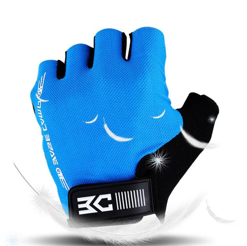 

Pro GEL Pad Cycling Ciclismo Gloves/Mans Bike Sports Gloves/Breathable Racing MTB Bicycle Cycle Gloves, Blue/grey/red/black