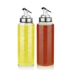 500ML Glass Olive Oil Dispenser Cruet Leak-proof Oil Vinegar Bottle with Scale Salad Dressing Bottle for Vinegar, Soy Sauce