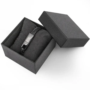 Leather & Stainless Steel Data Charging Cable Bracelet