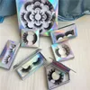 2019 private label 5d mink lashes boxes creat own brand hogographic eyelash packaging lash set