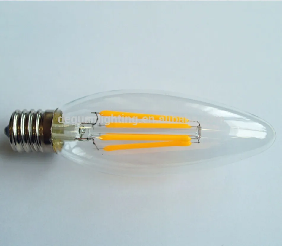 C35 4W candle  bulb light E17 LED Candle Bulb