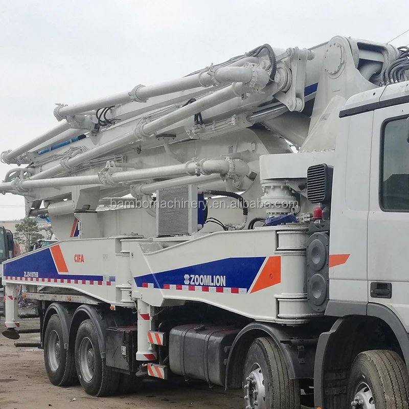 
Zoomlion 52m 56m Used Construction Truck Mounted Concrete Beton Pumps Trucks Machinery for Sale  (62096097619)
