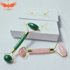 Rose quartz face beauty roller facial massage jade roller face