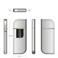 

DB-176 Factory Wholesale Safety OEM USB Rechargeable Lighter Creative Fingerprint Touch Sensor Lighter