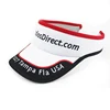 Custom sports solid color uv sun protection visor hats