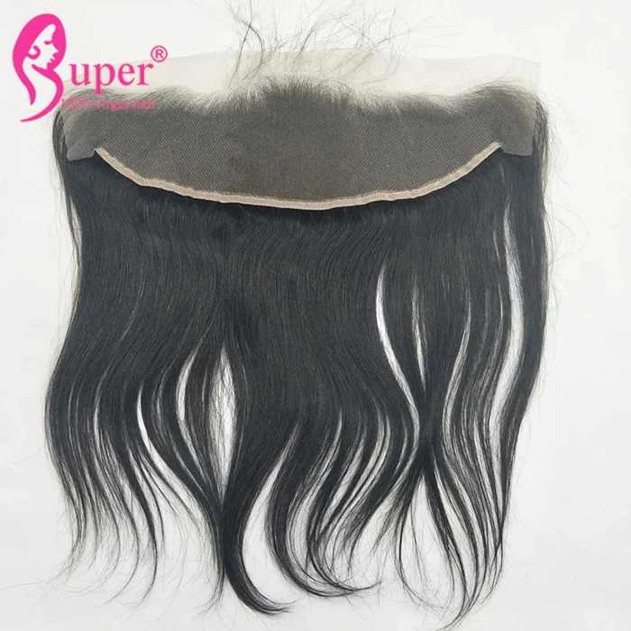 

Real Hd Thin Skin Swiss Lace Front Frontals 13x4 Human Silky Straight Virgin Hair Weave Tangle Free