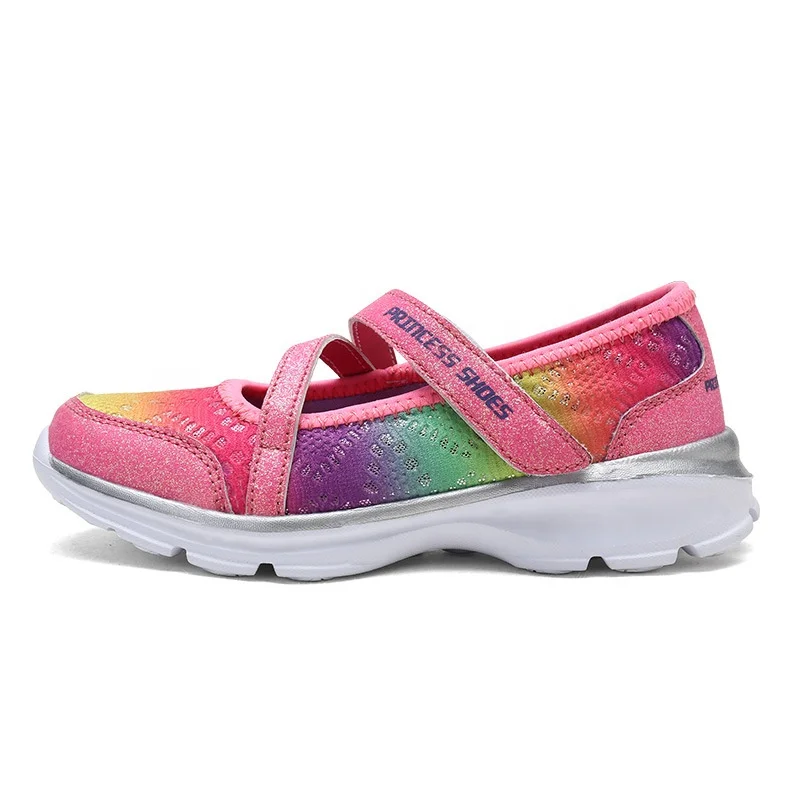 

new colorful children sparkling princess shoes for girls, 2 colorways