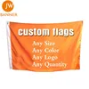 Sublimation printing durable custom flags 3x5ft with eyelets promotional banner flags for sale