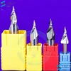D12mm Two flutes spiralcnc mini word luminous word processing cutting tools for cnc