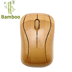 Bamboo Wooden Wireless Optical Mouse