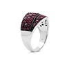 Charming Silver Jewelry Factory Price Sterling Silver Red Ruby Ring
