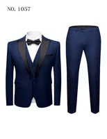 

Morili High quality burgundy Solid Color Groomsmen Men's Wedding Suit For Men Slim Fit Mens Suits blazer pants waistcoat MMSB23