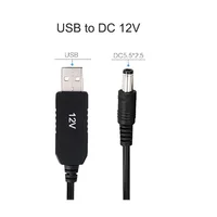 

5v to 9v 12v step up audio cable dc converter USB to DC 12V transformer step up boosting cable module converter with 5.5*2.1mm