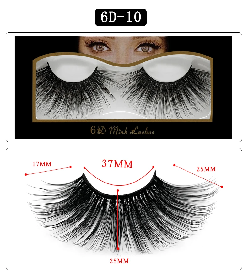 

Custom box 6D mink eyelashes long curl mink lashes natural eyelashes extension 3D false eyelash
