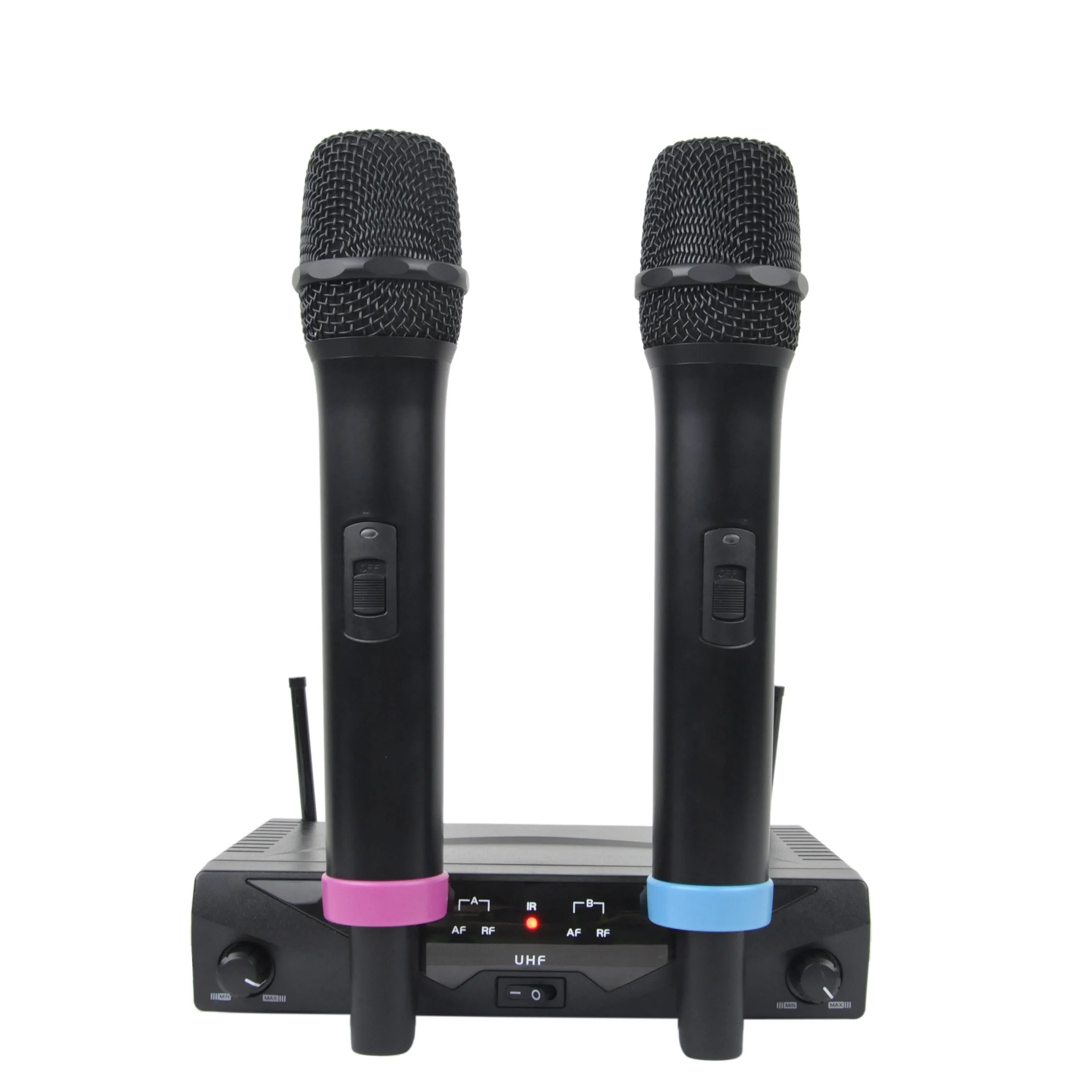 

Accuracy Pro Audio UHF-271 Professional UHF Wireless Handheld Microphone For Stage And Karaoke Mic, Black