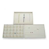 Ready to ship Velvet Professional Wholesale Ornament Jewelry Display Compartment Organizer Tray