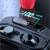 

X6 Upgrade LED Cold Light Power Display TWS 5.0 Bluetooth headphone 3D Stereo Wireless Earphone With 3300mAh Charge Box