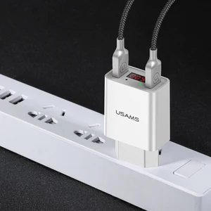 USAMS 2 Port USB Wall Charger Quick Charge 3.0