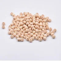 

wooden plain beads round loose spacer natural jewelry making