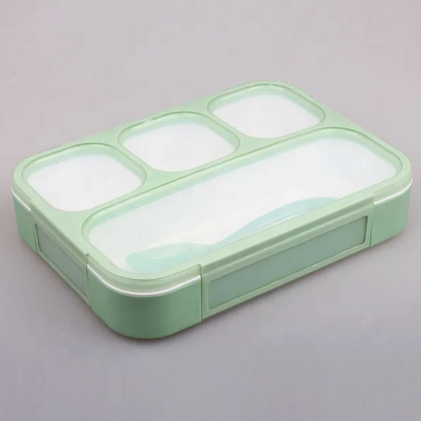 

LULA Bento to go Style 4 compartment Leakproof Bento Lunch Box Container for Kids