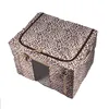 Customization New Fashion Leopard Printed Organizer Home Storage Box with Lid