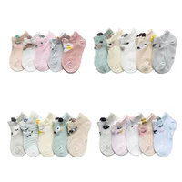 

wholesale baby and kids Colorful 5 pairs ankle socks short socks baby cute cotton ankle socks