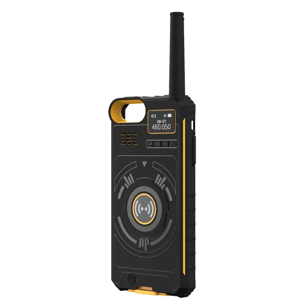 

New Design Wholesale 2019 Mobile Phone Case Multifunctional Wireless Handheld Long Distance Walkie Talkie, Yellow;green