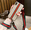 For Apple Xs max mobile phone shell female models tide for iphone8/7plus all-inclusive 6sp silicone lanyard for XR big card