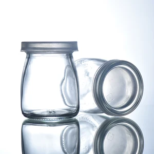 Image of Chinese suppliers MIGPACK Wholesale 2019 new High quality empty glass pudding jar smoothie juice Milk bottle