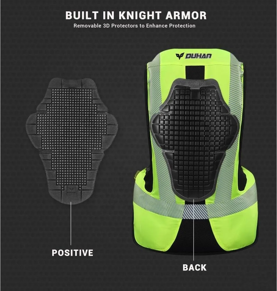 
DUHAN Fashion Reflective Advanced Air System Motorcycle Air Bag Vest Jacket 